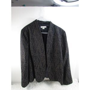 Coldwater Creek Blazer Blue black gold Size Large 14-16